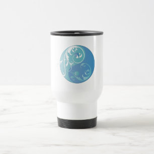 Caneca Térmica Yin & Yang Rolante (Azul terroso)