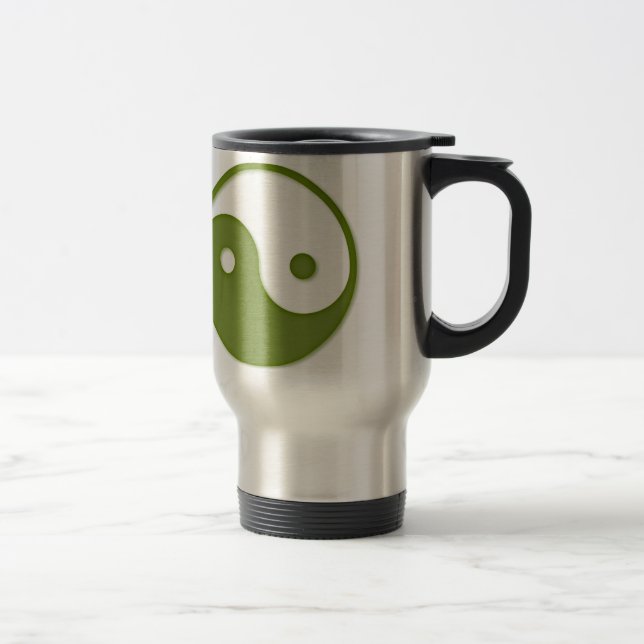 Caneca Térmica Ying Yang Green Design 2 (Direita)
