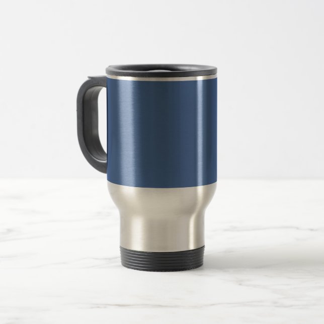 Caneca Térmica Yonder azul (cor sólida) (Frente Esquerda)