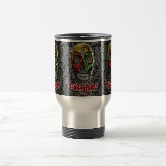 CANECA TÉRMICA ZOMBI OBTIDO DOS CÉREBROS (Centro)
