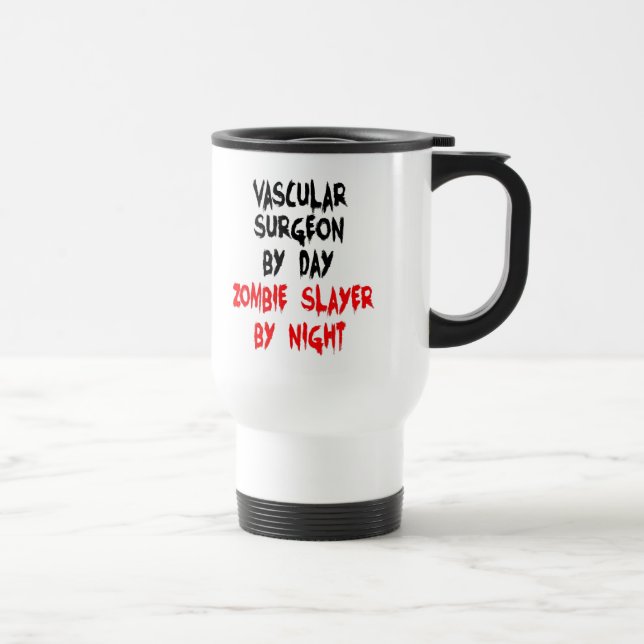 Caneca Térmica Zombie Slayer Vascular Cirurgião (Direita)