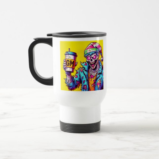 Caneca Térmica Zombies cafeinados (Esquerda)
