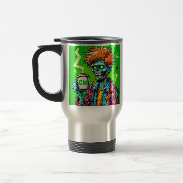 Caneca Térmica Zombies cafeinados (Esquerda)