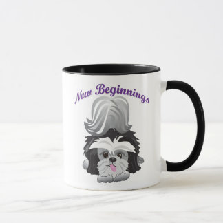 Caneca Términos felizes dos começos novos