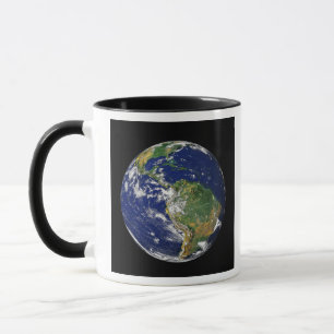 Caneca Terra cheio mostrando a América do Sul
