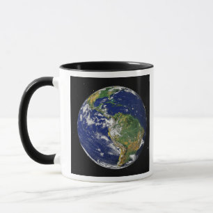 Caneca Terra cheio mostrando a América do Sul 2