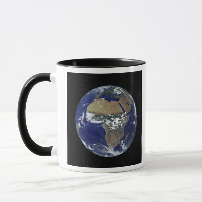 Caneca Terra cheio mostrando África e Europa (Esquerda)