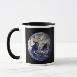 Caneca Terra cheio mostrando Europa e Ásia