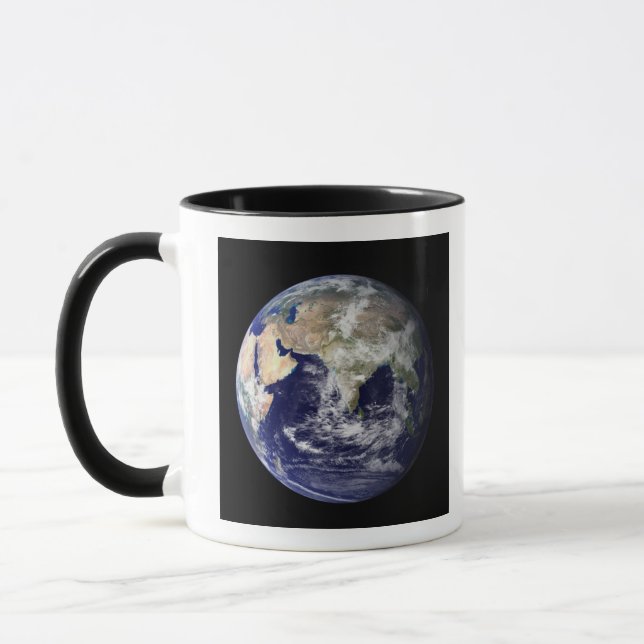 Caneca Terra cheio mostrando Europa e Ásia (Esquerda)