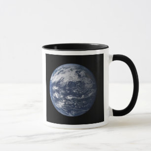 Caneca Terra completa centrada sobre o Oceano Pacífico