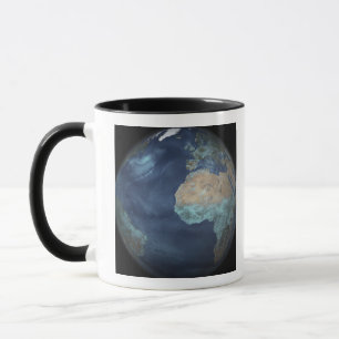 Caneca Terra completa que mostra a evaporação