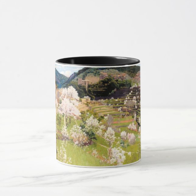 Caneca Terraced Garden em Maiorca (por Santiago Rusiñol) (Centro)