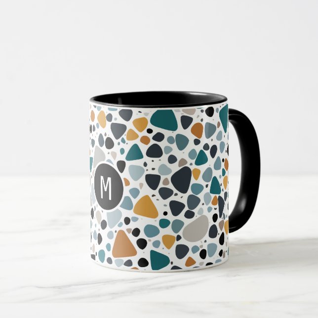 Caneca Terrazzo Pattern (Frente Esquerda)