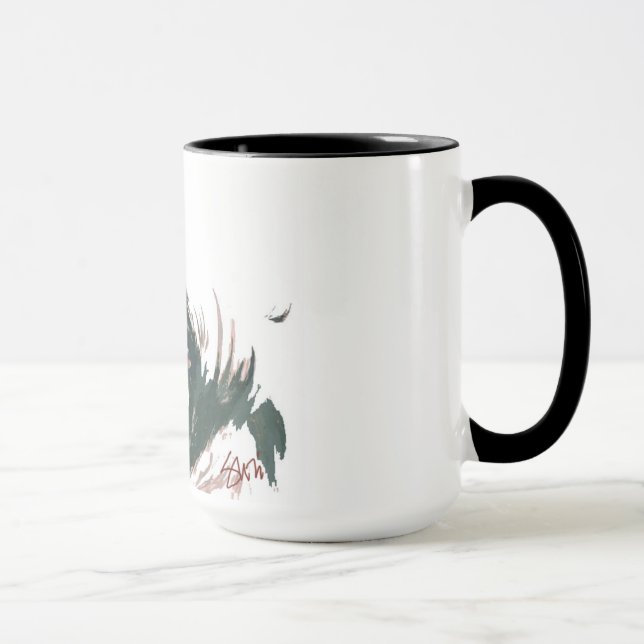 Caneca - terrier adorável nomeado Óculos de (Direita)