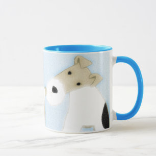 Caneca Terrier de Fox do fio