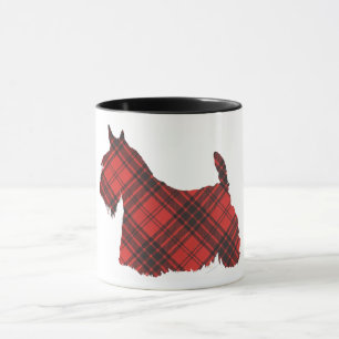 Caneca Terrier Escocês Maxwell Tartan