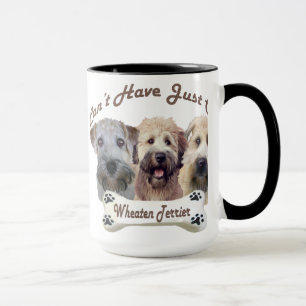 Caneca Terrier Wheaten não pode ter apenas um agride