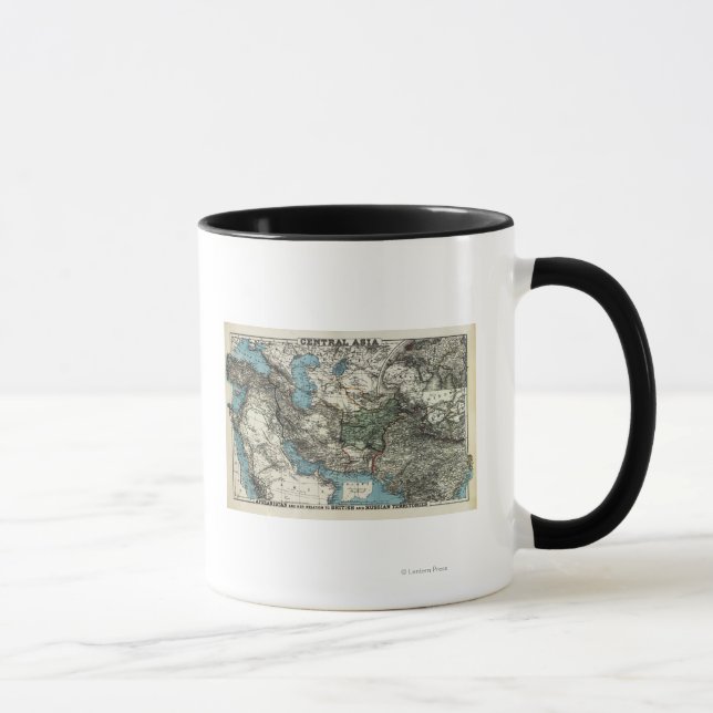 Caneca Territórios Britânicos e Russos do Afeganistão (Direita)