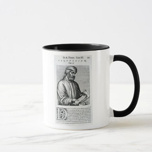 Caneca Tertullian, ilustração de Andre Thevet (Direita)