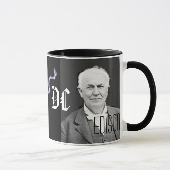 Caneca Tesla contra Edison (Direita)