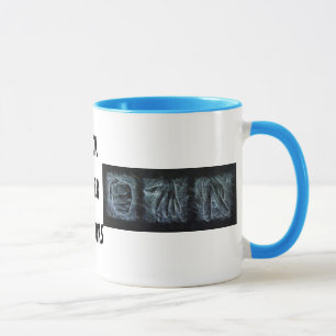 Caneca Tesouras de papel da rocha