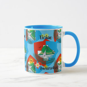 Caneca Tessin - Ticino Suíça - Svizzera taça