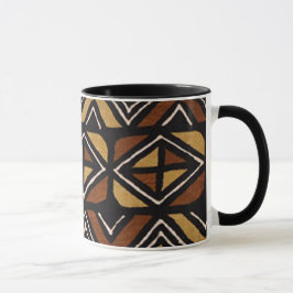 Caneca Teste padrão #2 de pano da lama do Kenyan