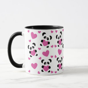 Caneca Teste padrão ao dia do amor