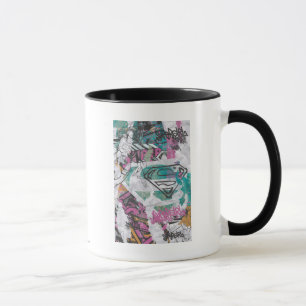 Caneca Teste padrão cómico 11 das alcaparras de Supergi
