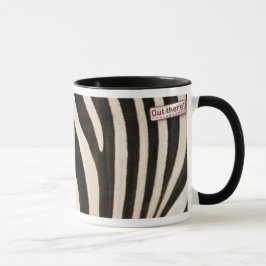 Caneca Teste padrão da zebra