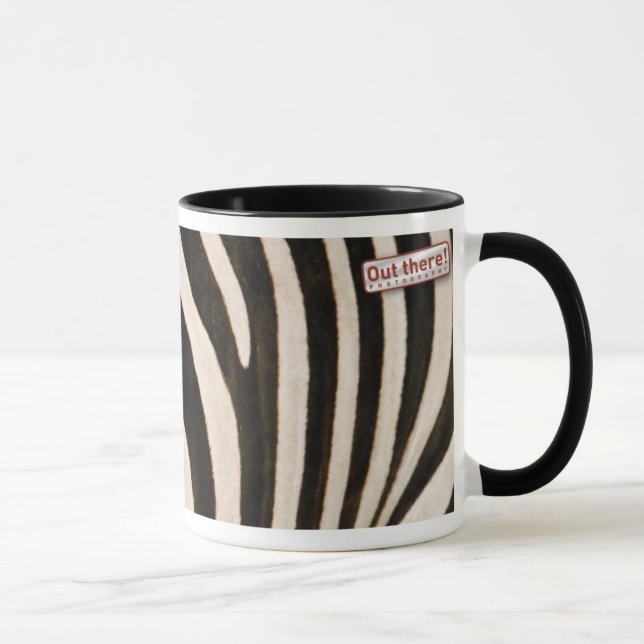 Caneca Teste padrão da zebra (Direita)