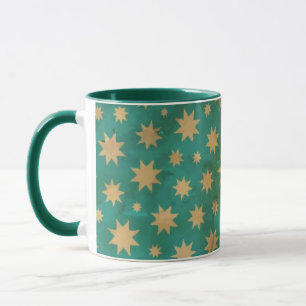 Caneca Teste padrão de estrelas