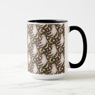 Caneca Teste padrão do astronauta da preguiça