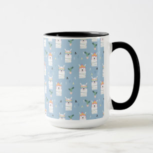 Caneca Teste padrão do lama dos óculos de sol do