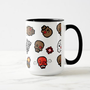 Caneca Teste padrão do pelotão   Deadshot Emoji do