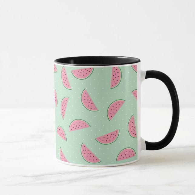 Caneca Teste padrão do Splatter da pintura da fruta (Direita)