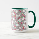 Caneca Teste padrão dos dentes do arco-íris<br><div class="desc">doutor bonito da saúde do sorriso do kawaii da escova de dentes do arco-íris do dentífrico do dente</div>