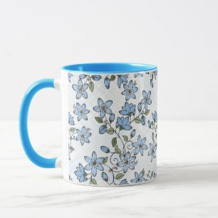 Caneca Teste padrão floral 2 2