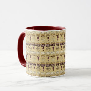 Caneca Teste padrão tribal africano étnico