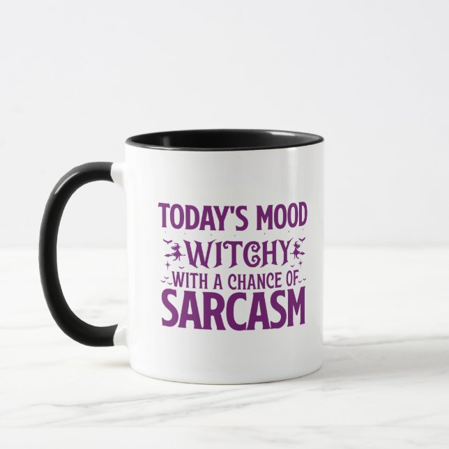 Caneca Testemunha de humor com a chance de Sarcasm Hallow (Esquerda)