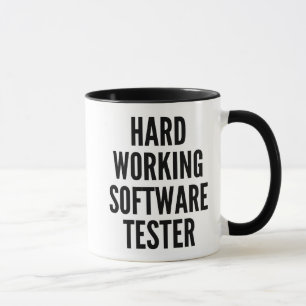 Caneca Tester Mug do software para o duro