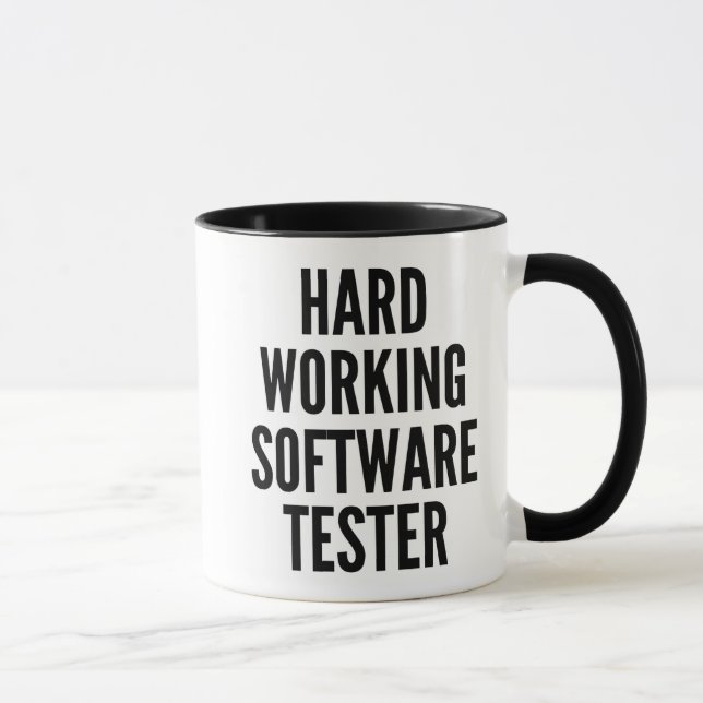 Caneca Tester Mug do software para o duro (Direita)