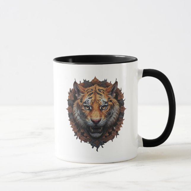 Caneca Tête de Tigre Rugissant. (Direita)