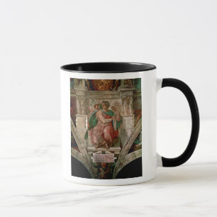 Caneca Teto da capela de Sistine: O profeta Isaiah