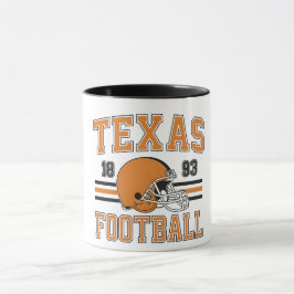 Caneca Texas Football Retro Mug
