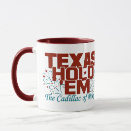 Caneca Texas hold 'Em Poker mugs
