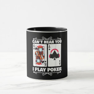 Caneca Texas Holdem Poker Cant Ouve Você Eu Jogo Poker