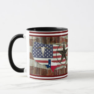 Caneca Texas Lone Star Texas Long Horn Mug