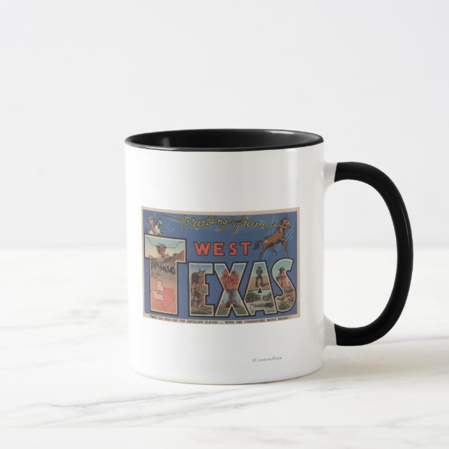 Caneca Texas (Ocidental)Large Letter Scenes (Direita)