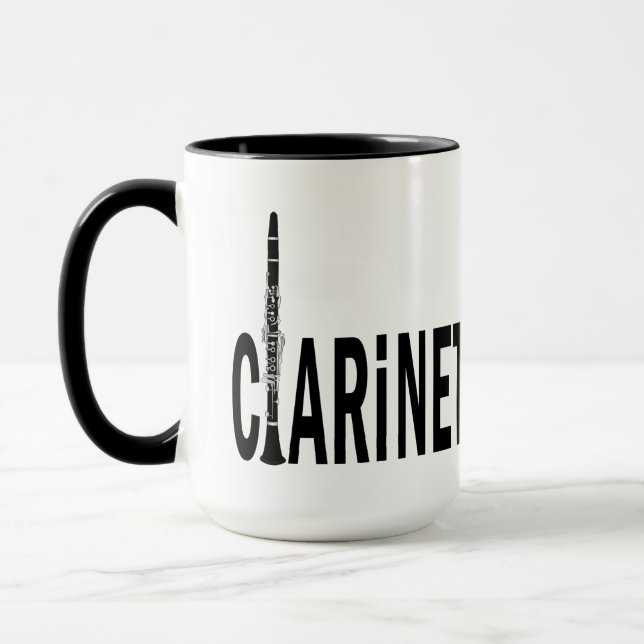 Caneca Texto Clarinet (Esquerda)